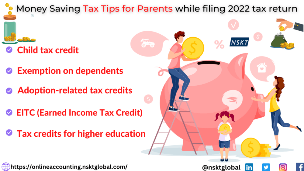 Money Saving Tax Tips for Parents while filing 2022 tax return